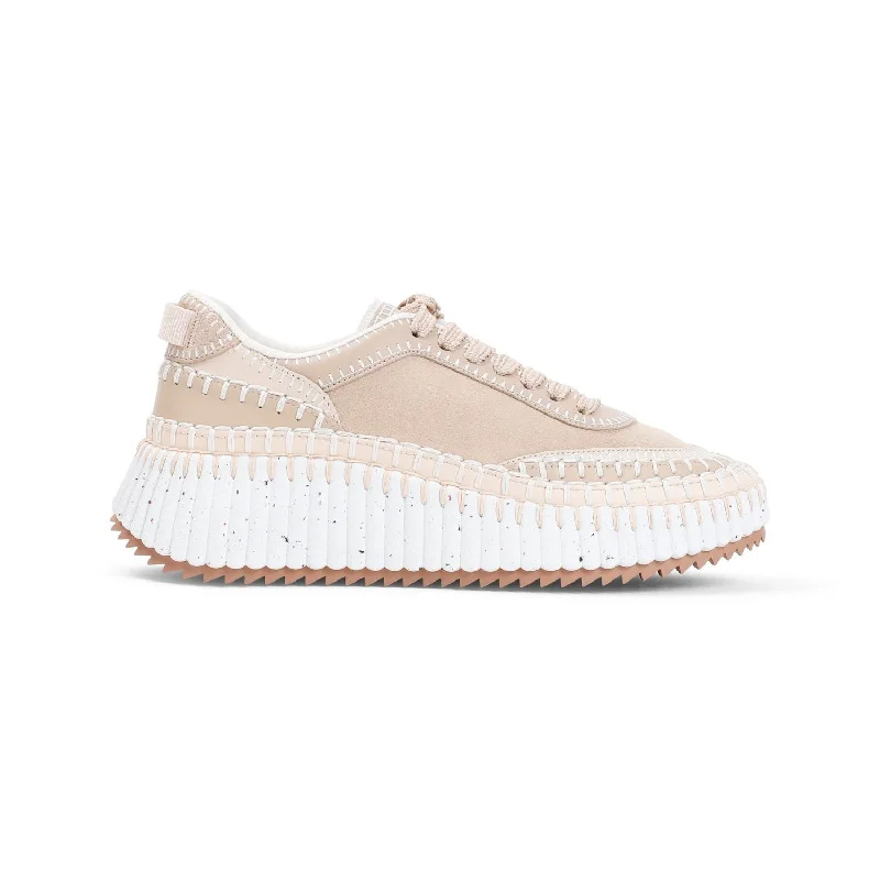 Shoes for dusk runs -CHLOÉ Nama Women’s Sneakers