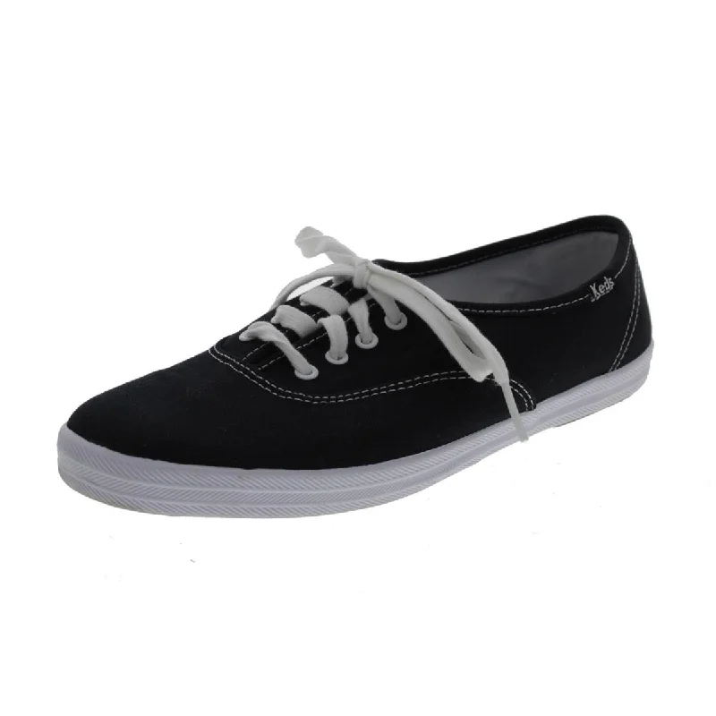 Shoes with quiet runs -Keds Champion Women's Canvas Low Top Lace Up Casual Sneakers