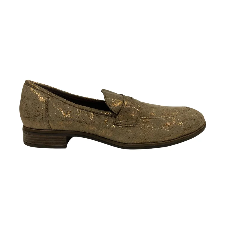 Flats for men with toe padding -Shoes Flats By Clarks In Bronze