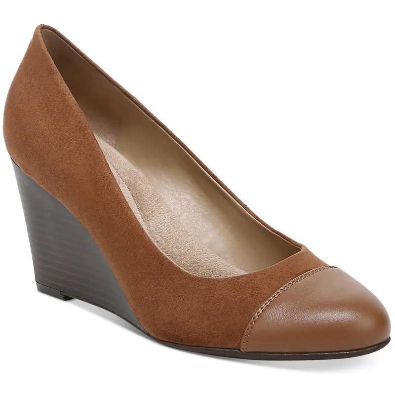 Soft high heels for warm evenings-Giani Bernini Womens Vincentt Toe Cap Pumps