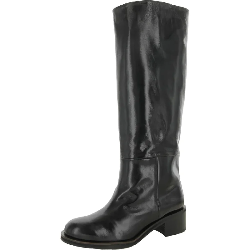 Boots with steady sole linings -Reike Nen Womens RN4SHO58 Cow Leather Tall Knee-High Boots