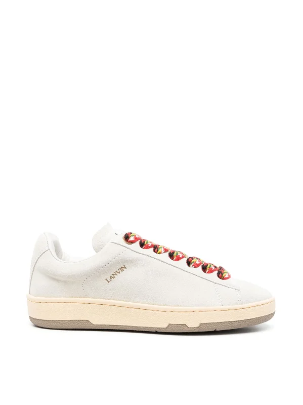 Shoes with clingy treads -LANVIN Lite Curb Low-Top Sneakers for Women