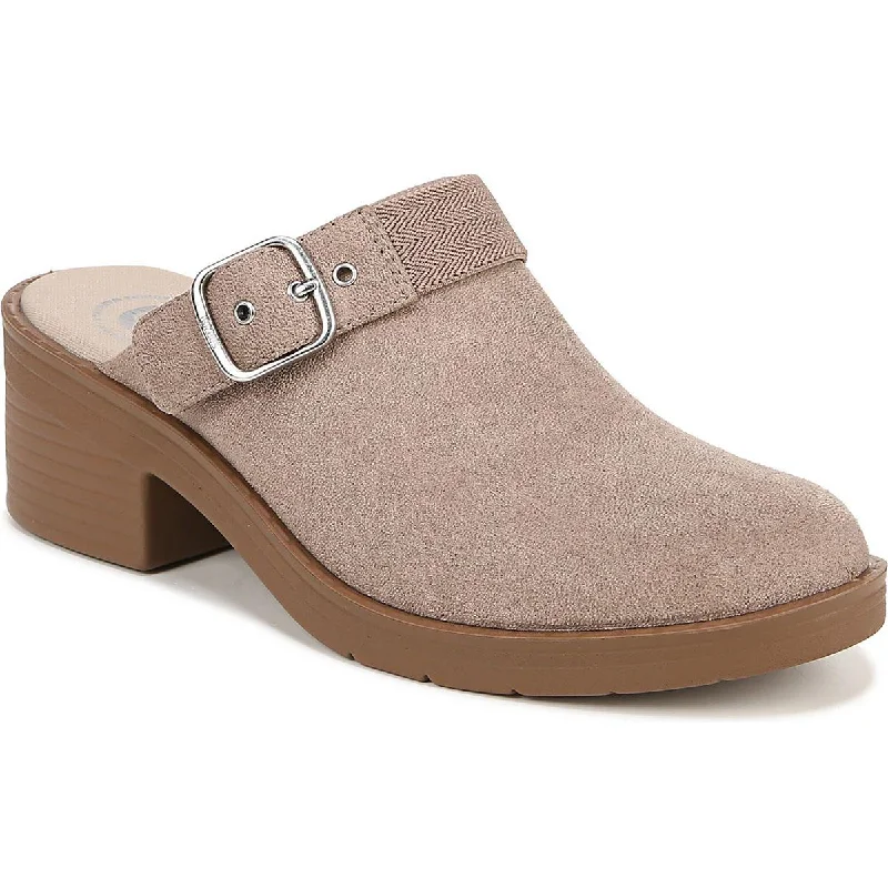 sandals with stylish straps-Bzees Womens Open Book Buckle Clogs