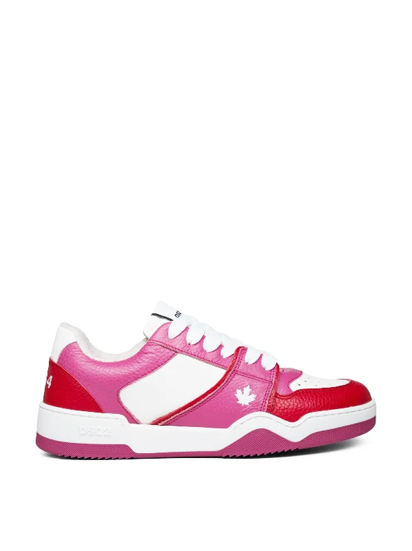 Shoes for indoor treadmill runs -DSQUARED2 Leaf Logo Women's Sneakers