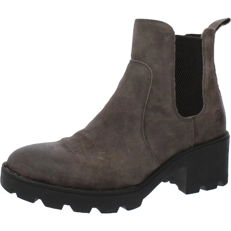 Boots with firm sole fabrics -Born Womens GRACI Casual Ankle Chelsea Boots