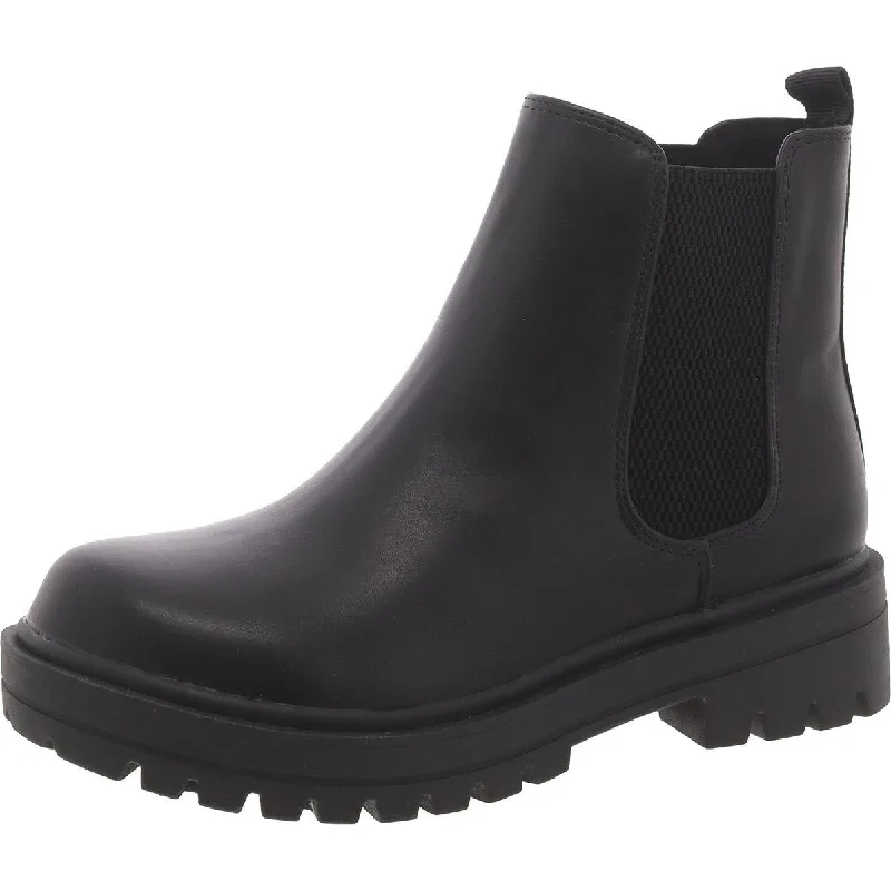 Boots for sharp winter wear -Soda Womens Flat Ankle Chelsea Boots