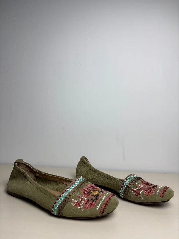 Flats with 90s throwback style -Shoes Flats By Latigre In Green, Size: 8.5